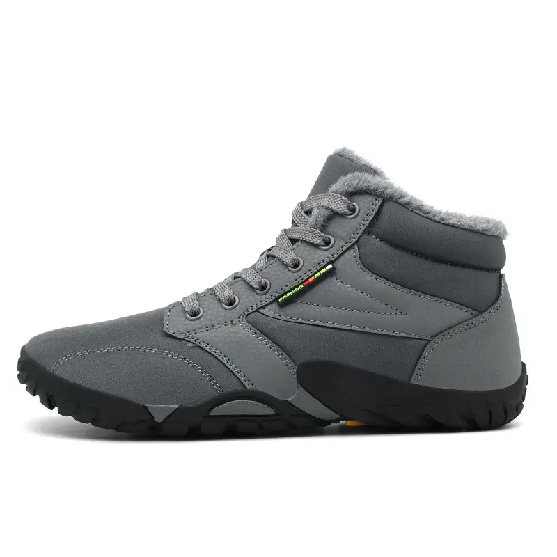 New Men's Winter Waterproof Non-slip Warm Snow Boots Fleece-lined
