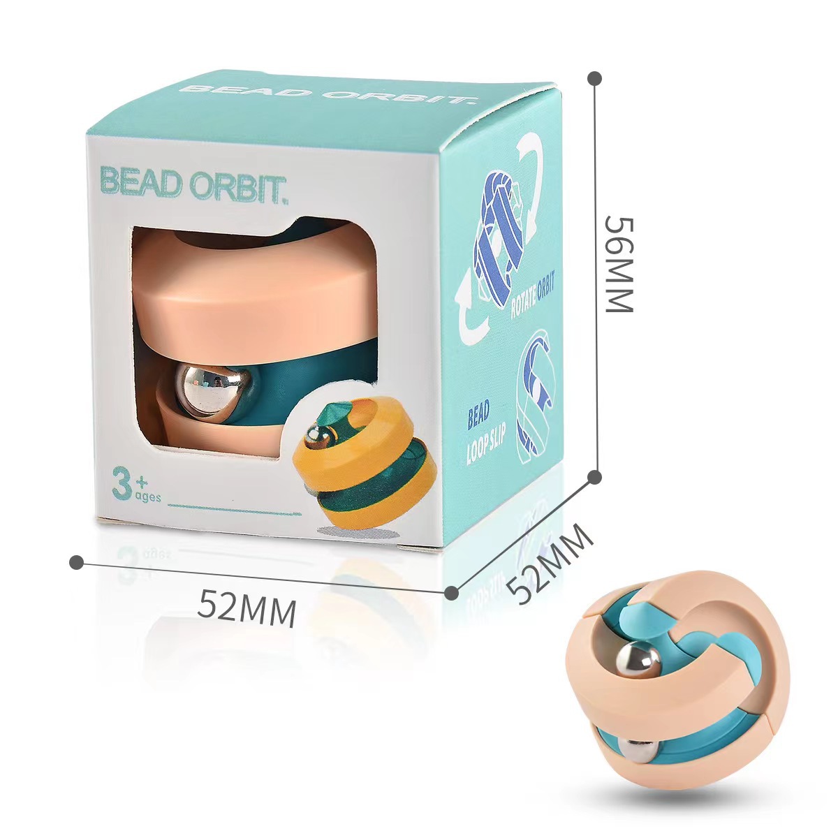 Childrens Educational Marble Spinning Top Stress-Relief Toy