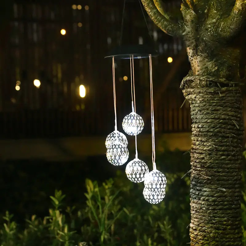 Solar-Powered Outdoor Waterproof Wind Chime Light