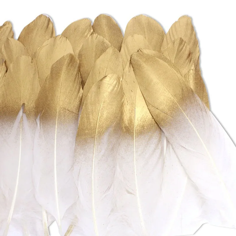 Title 1, Colorful soft goose feather decorations for cra...