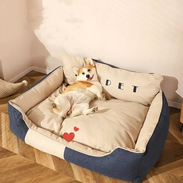 Kennel Four Seasons Universal Removable And Washable Bed British Style - Shop at LoveMi