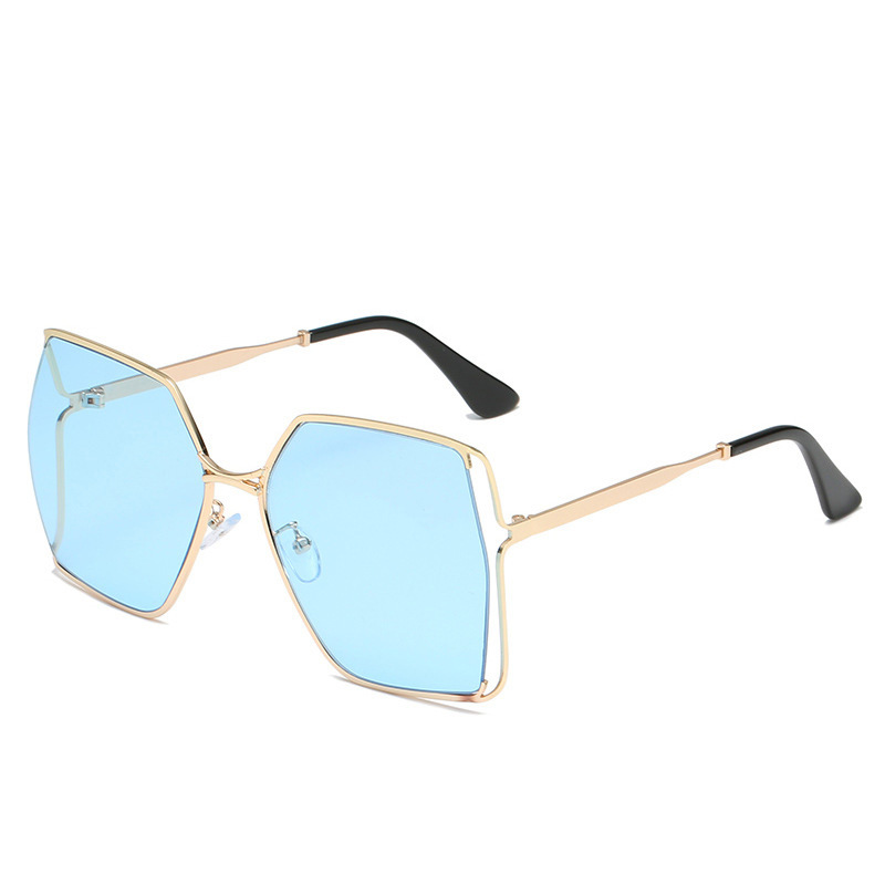 Gold Frame Blue Lens