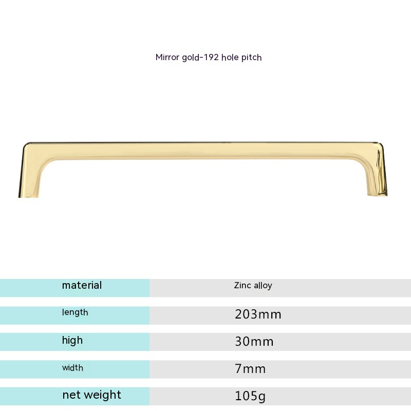 Mirror Gold 192 Hole Spacing