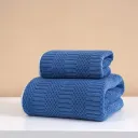 Auspicious Grid Dark Blue