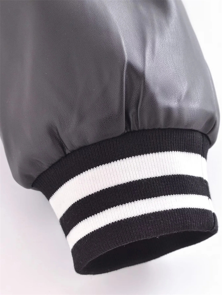 Title 8, Wool Stitching PU Baseball Uniform American Ret...