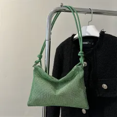 Women's Shoulder Messenger Bag Polyester - Green - View 1