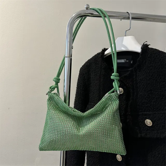 Women's Shoulder Messenger Bag Polyester Green - Shop at LoveMi