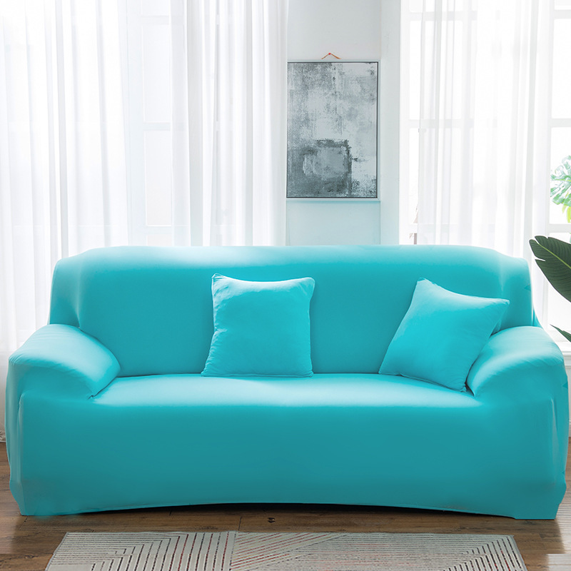 Simple Versatile Solid-color Stretch Sofa Cover For Home Use