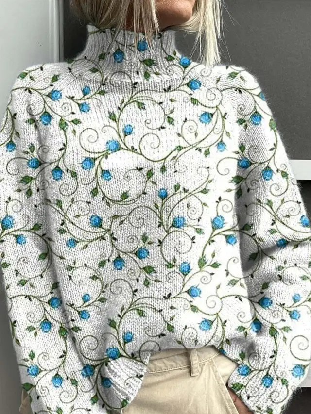 Women's Simple Printed Casual Coat Cardigan Sweater 7Style 4Xl - Shop at LoveMi