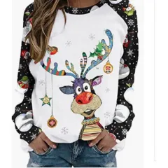 Women's Casual 3D Digital Printing Sweater - Rs63597422-Xl - View 1