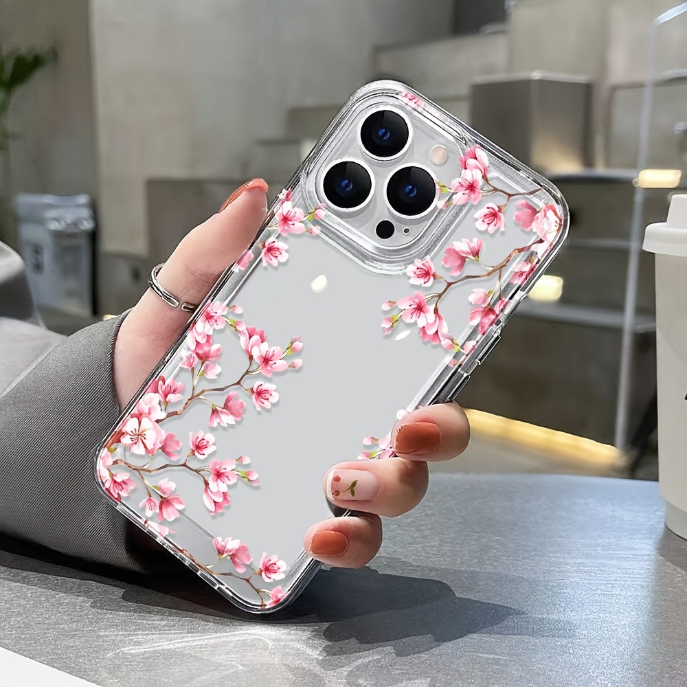 Peach Blossom Space Phone Case Full-Body Cover