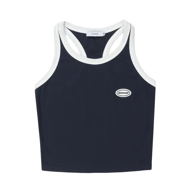 Summer Women's Niche Cropped Street Vest T shirt Blue - Shop at LoveMi