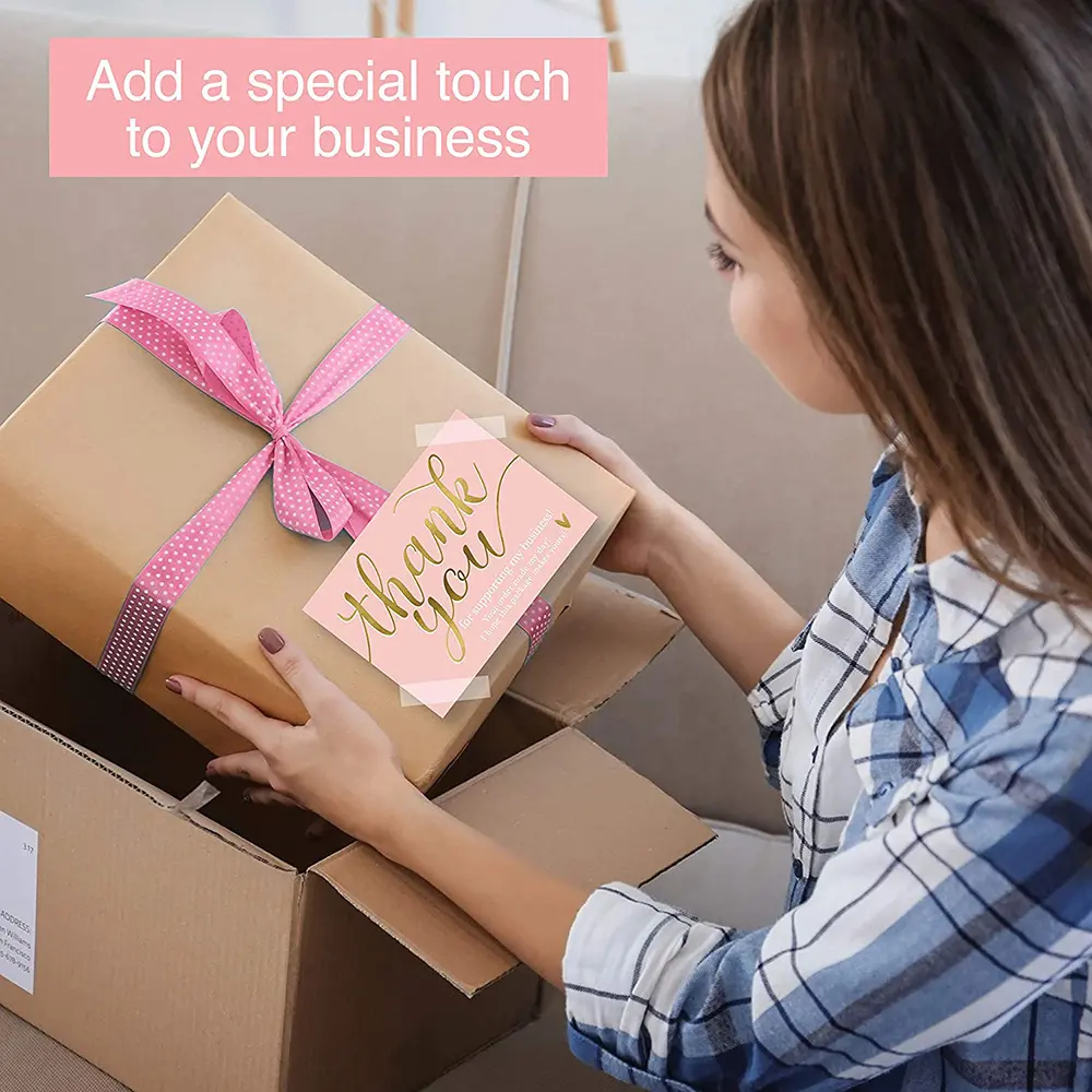 50 SheetsPack 5 9cm Thank You for Supporting My
