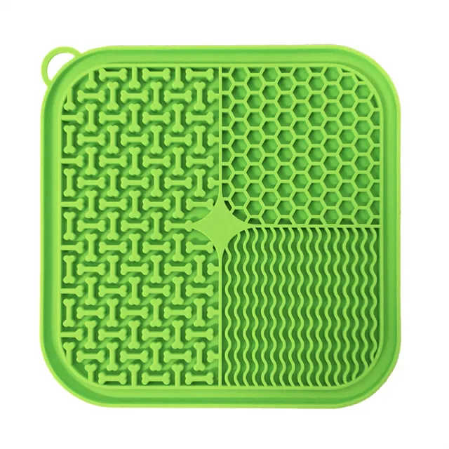 Dog Educational Toys Fengrong Silicone Slow Food Mat Non slip Green - Shop at LoveMi