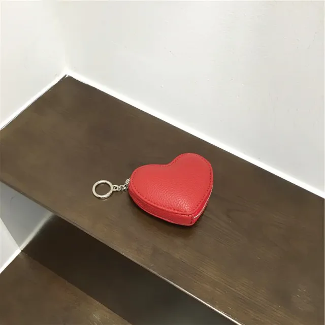 Cute Mini Pendant Love Heart Simplicity Key Case Red - Shop at LoveMi