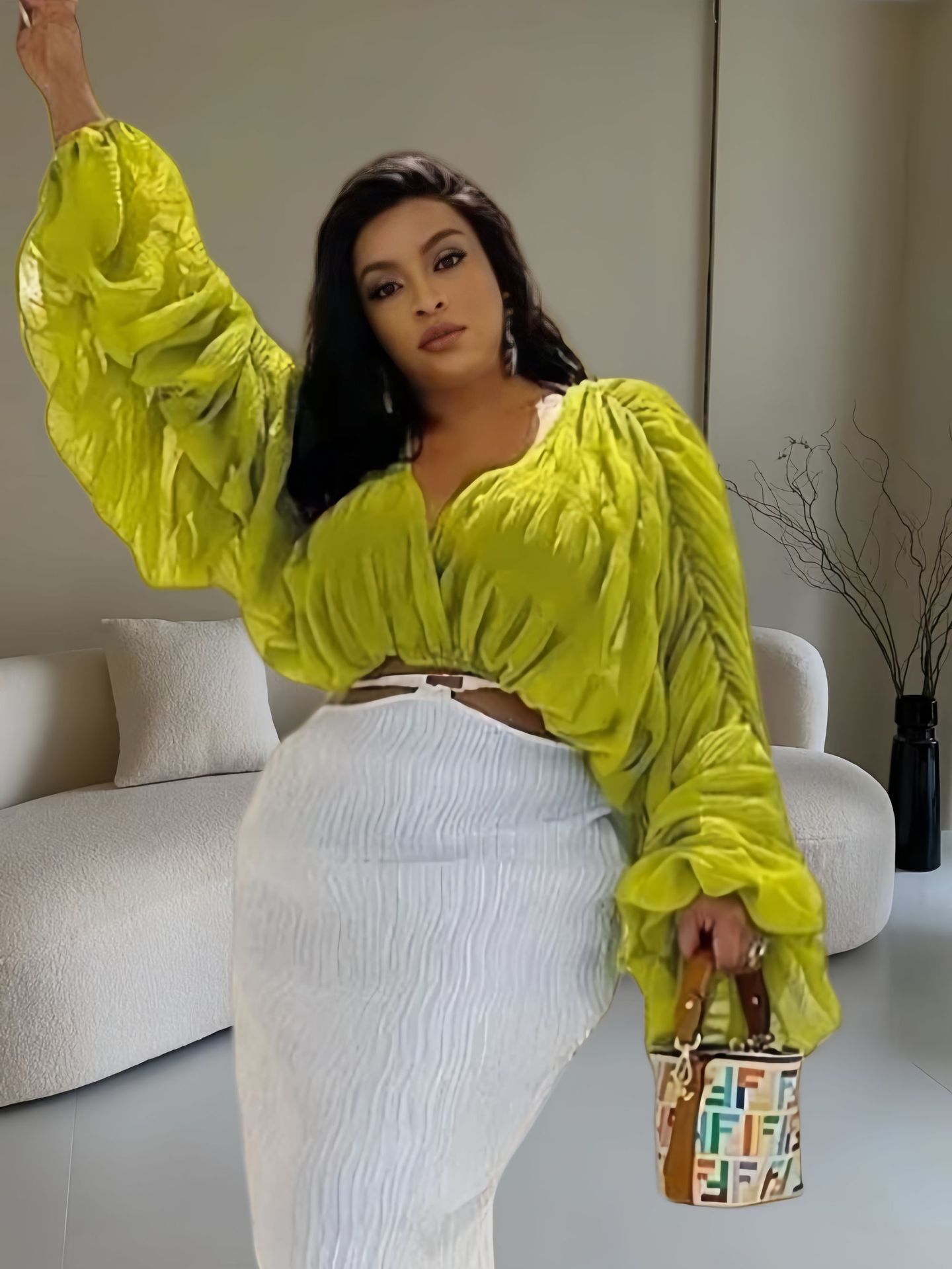 Women's Fashion Short Casual Temperament Top 46d00ab7 1d3b 4a2d 8338 Fbb0a558263a