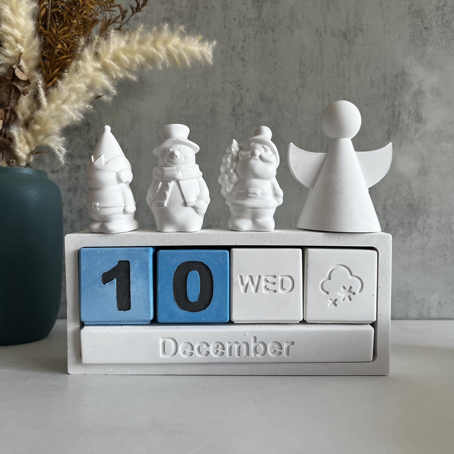 Title 3, Calendar Silicone Mold Cycle Month Weather Furn...