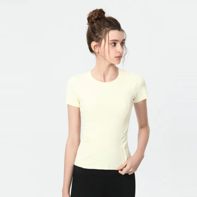 Running Thin T shirt Fitness Top Yellow - Shop at LoveMi
