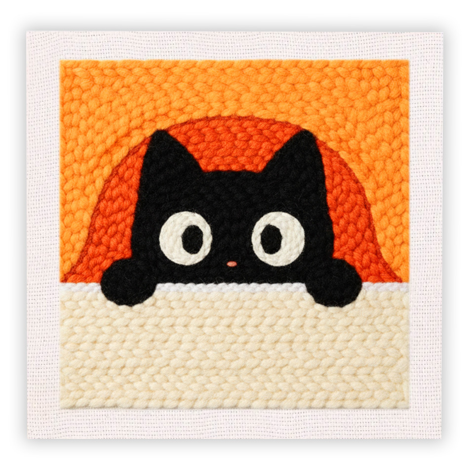 Square Poke-and-pop Craft DIY Kit