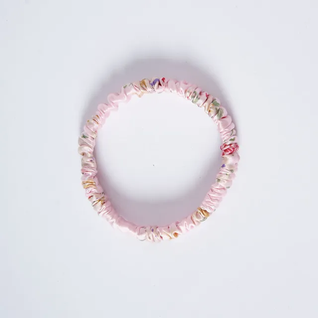 Silk Fine Hair Band Multicolor Does Not Hurt Hair Elastic Hair Band Small Floral - Shop at LoveMi