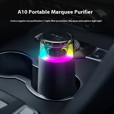 New Car Air Purifier Home Office Horse Running Light