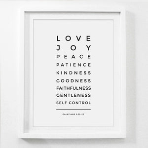 Love is Patient Love is Kind Print - Coastal Faith