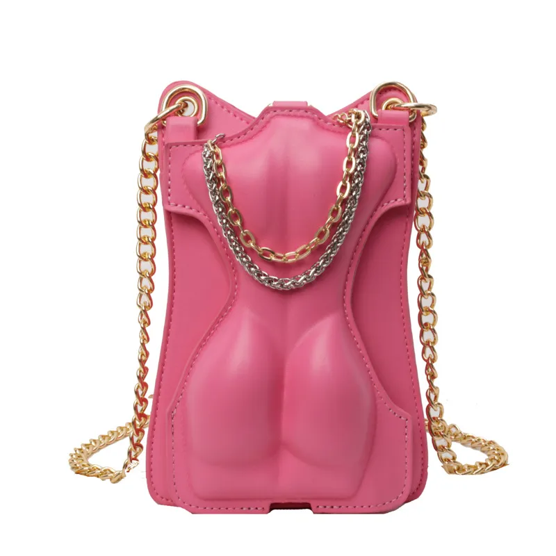 Personalised Small Bags Design Western Style Shoulder Small Square Bag - Pink