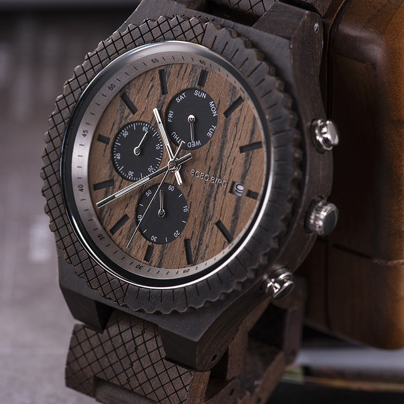 Unisex Sporty Wooden Watch 4