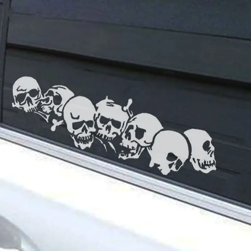 Reflective Bumper Stickers Motorcycle Electric Car Horror