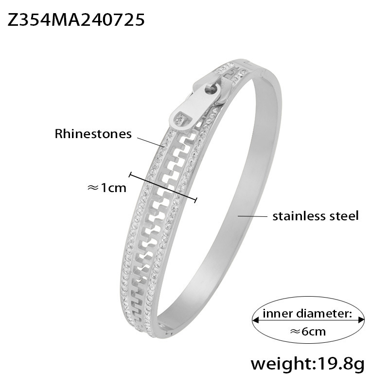 Personalized Creative Design Stainless Steel 18K Gold Plated Bracelet