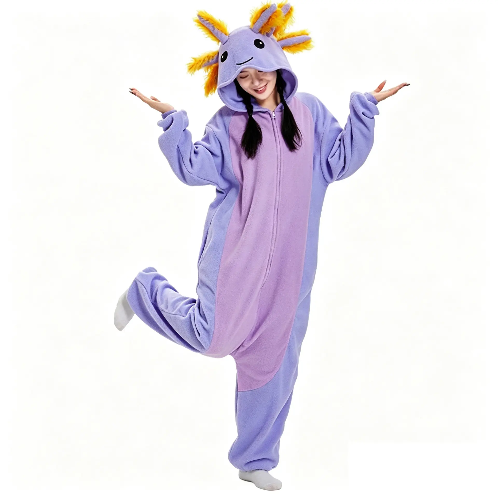 Cartoon Onesie Pajamas For Adults Polar Fleece