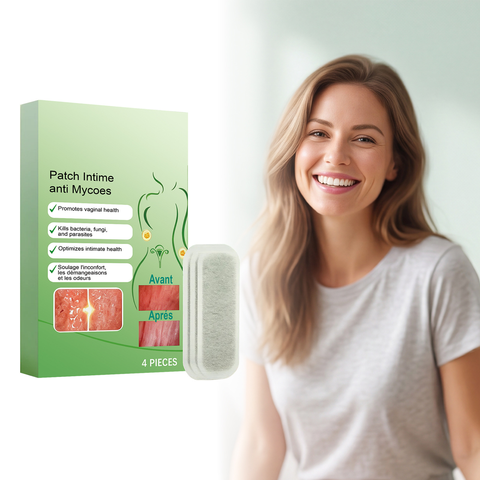 Womens Skin-friendly Portable Daily Lightweight Care Pads