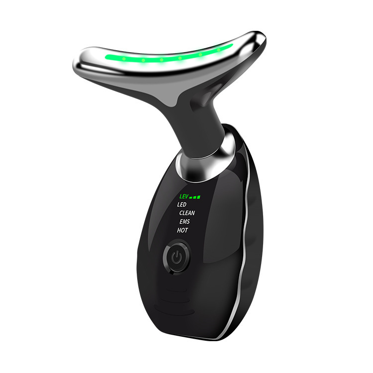 Neck Face Beauty Device Colorful LED Photon Therapy Skin Tighten Reduce Double C - Picture 11 of 19