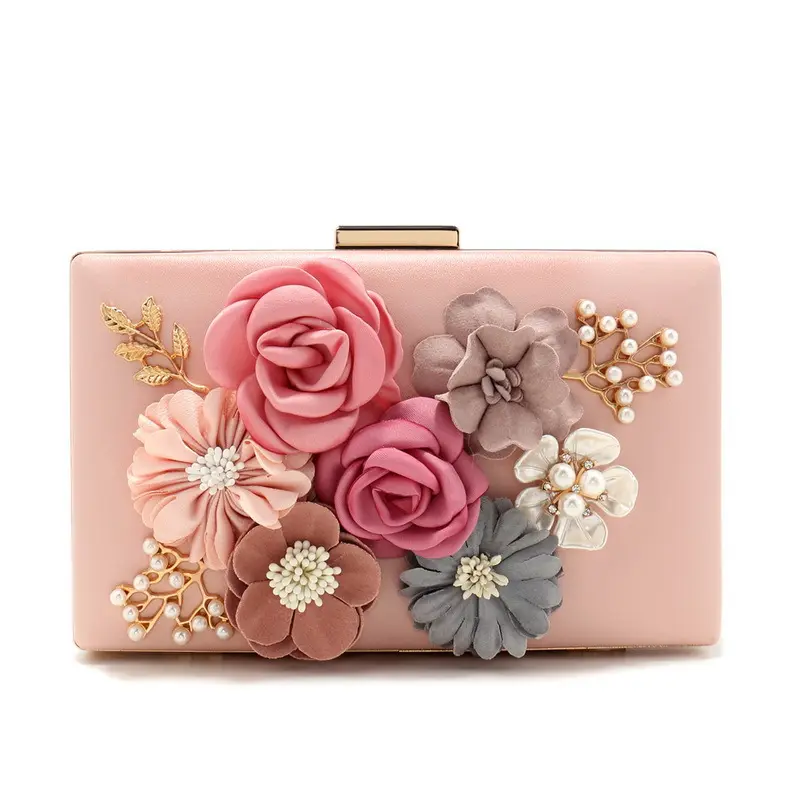 Fashionable Floral Evening Bag
