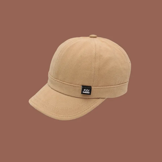 Fashionable All match Short Brim Letters Baseball Hat Khaki - Shop at LoveMi