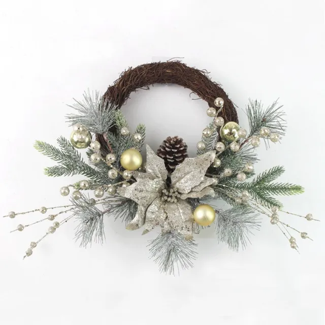 Garland Rattan Upside Down Christmas Door Hanging Decorations H3101 Garland - Shop at LoveMi