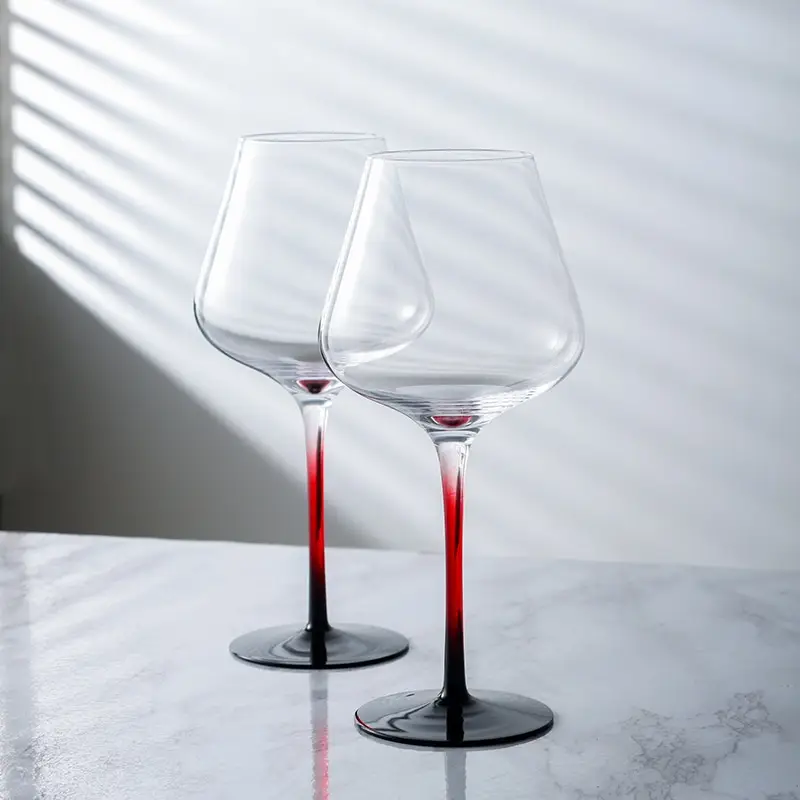 Black And Red Bow Tie Rod Goblet Big Belly Household