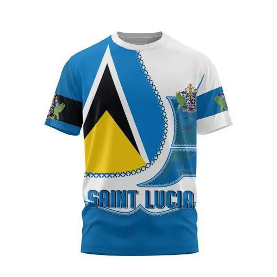 New Men's Round-neck Short-sleeved T-shirt 3D Printing