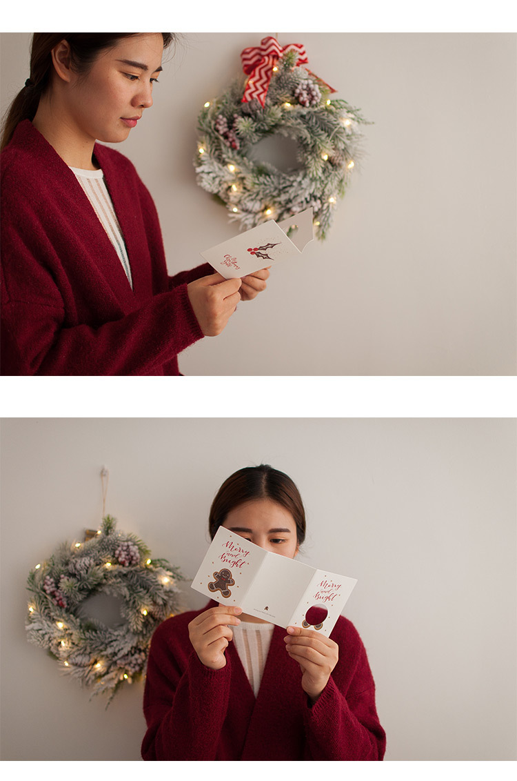 Title 4, Happy Christmas Greeting Card Three Fold Card Suit