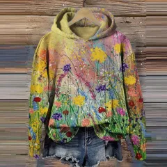 European And American 3D Printing Cartoon Hooded Sweatshirt - Picture Color-Xs - View 1