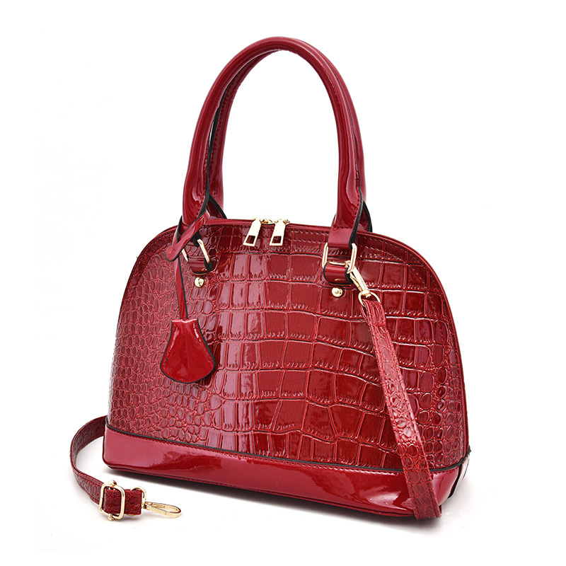 Large Capacity Shiny Shoulder Bag Crossbody - Image 1