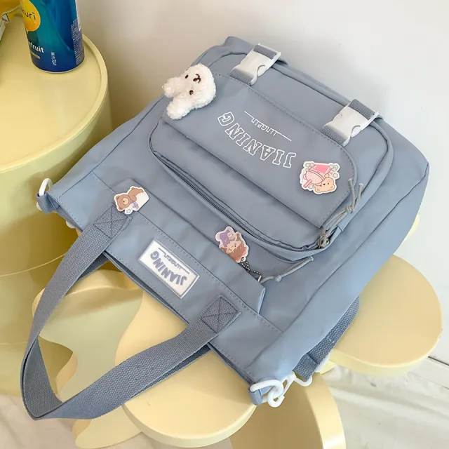 Multi layer Backpack For Primary School Students Blue - Shop at LoveMi