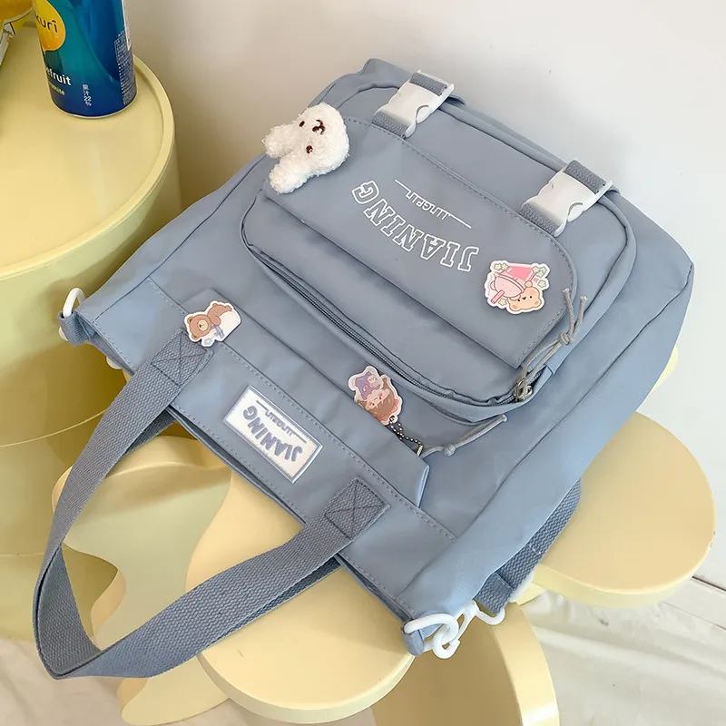 Multi-layer Backpack For Primary School Students - Blue