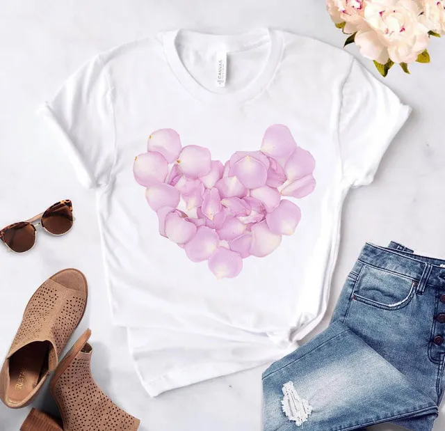 Women's Loose Round Neck Short Sleeve Top D11 5 - Shop at LoveMi