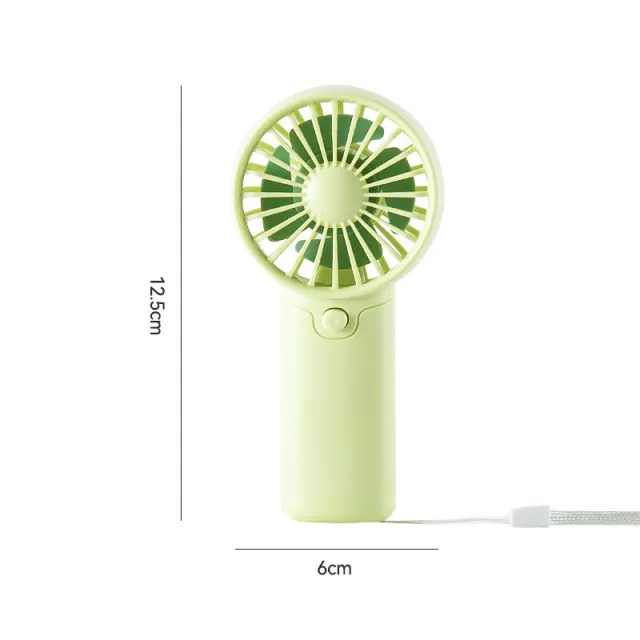 Mini Portable No 7 Little Fan Outdoor Camping Handheld Fan Green - Shop at LoveMi