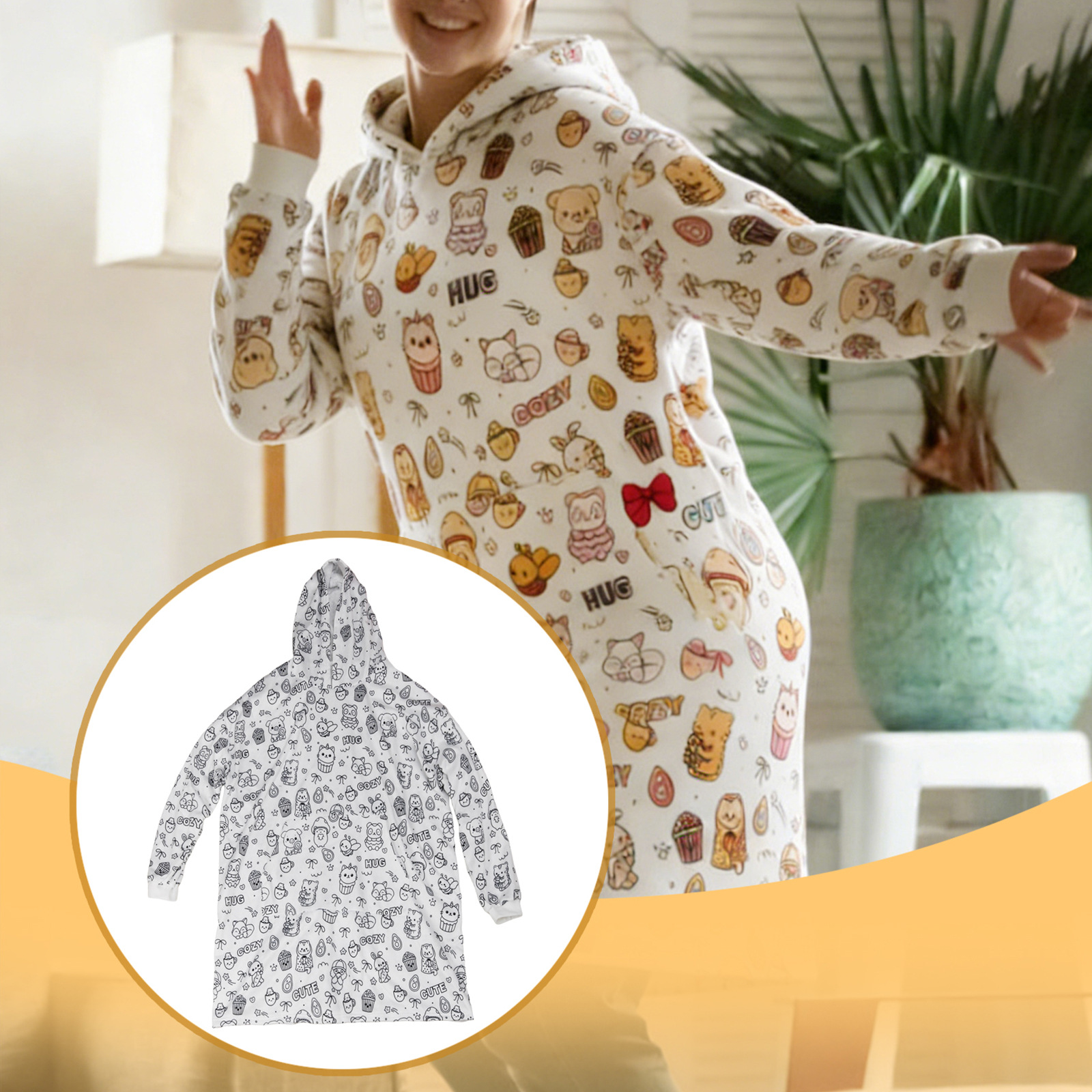 Cozy Color Your Own Hoddlie Blanket