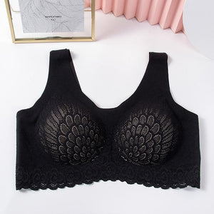 Title 8, Ice silk gathered bra women