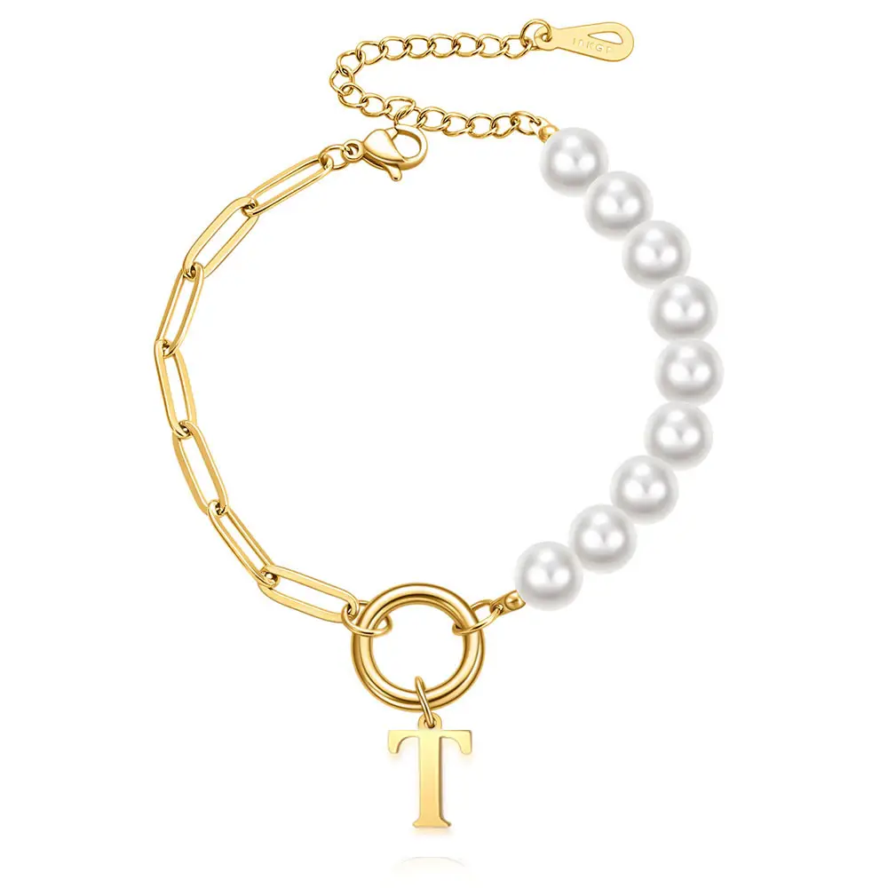 Chain-link Stainless Steel Womens Bracelet