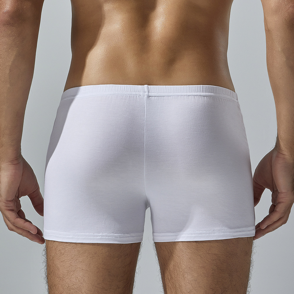 Title 4, Heren minimalistische effen kleur shorts met pl...