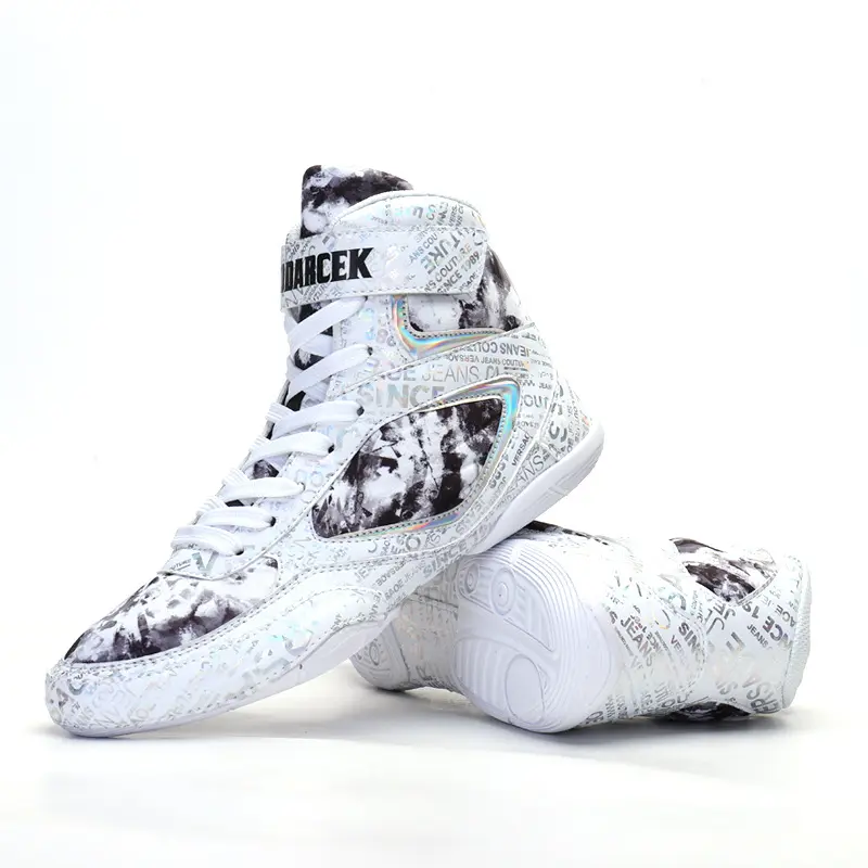 Men's Sneaker High-top Boxing Shoe Fashion Graffiti